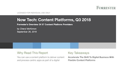 Forrester Now Tech Content Services 2018