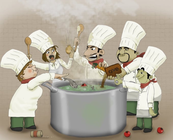too many chefs spoils the customer experience